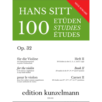 Sitt 100 etuden studies Op.32 (2 volumes)