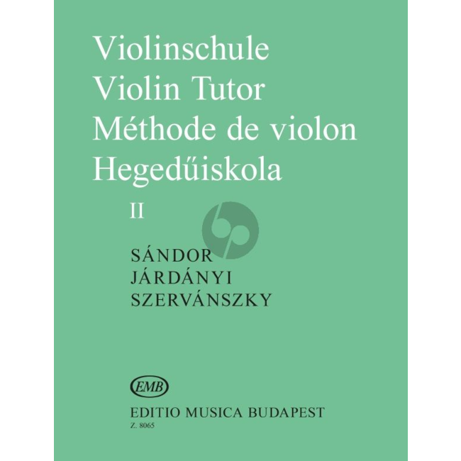 Sandor Jardanyi Szervanszky Violin tutor
