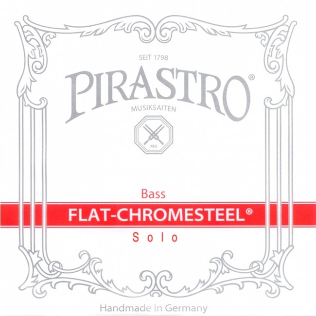 Flat Chroomsteel Solo contrabassnaren