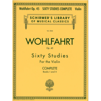 Wohlfahrt Sixty studies for the violin Op.45
