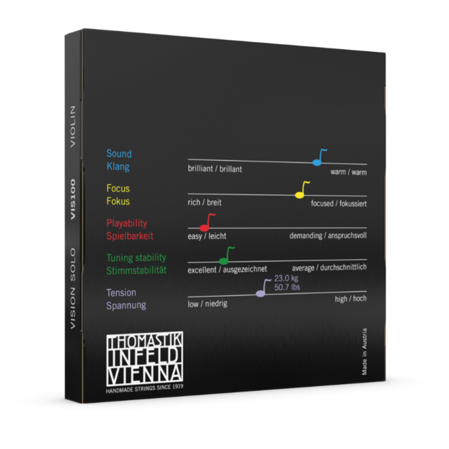 Vision Solo violin strings