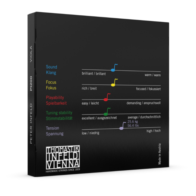 Peter Infeld (PI) viola strings