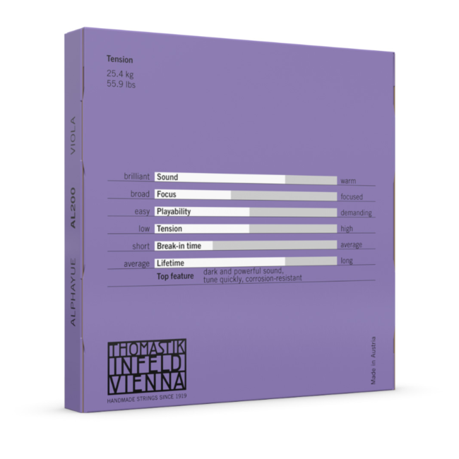 Alphayue altvioolsnaren