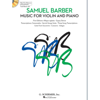 Samual Barber Music for Violin and Piano+ CD