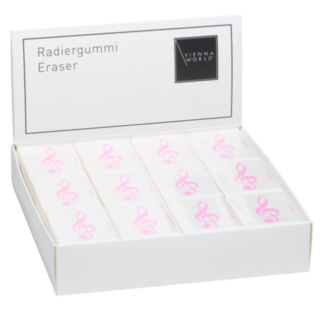 Vienna World Radiergummi mit Geigenschlüssel-Motiv