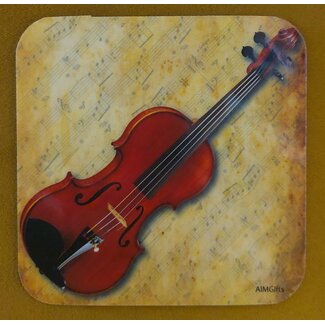 Vienna World Onderzetter met vioolmotief