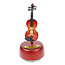 Rotating violin Music box
