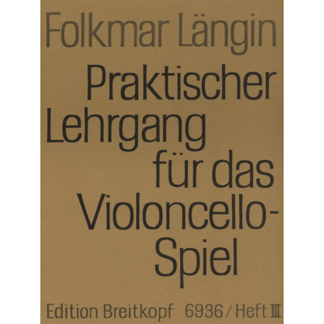Praktischer Lehrgang  Violoncello