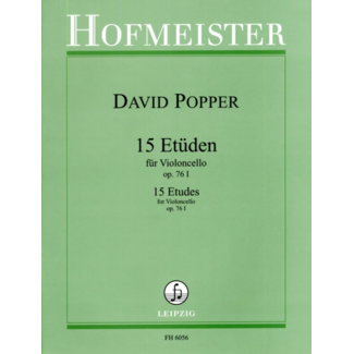 Popper Etüden Violoncello Op. 76