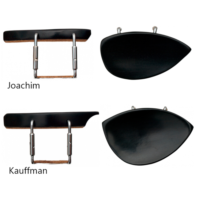 Kinnhalter für Violine und Bratsche (15") aus Massivholz