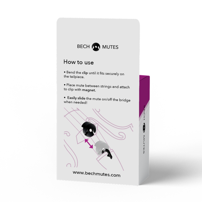 Mute with magnet - Viool/Altviol/Cello