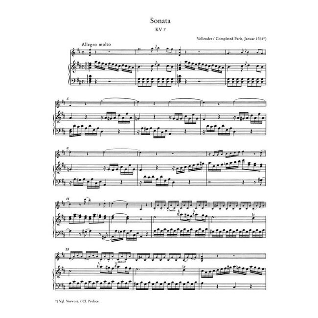 Four Sonatas's: Early Sonatas l