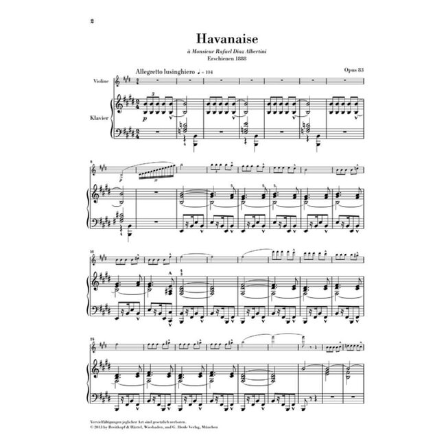 Havanaise Op.83
