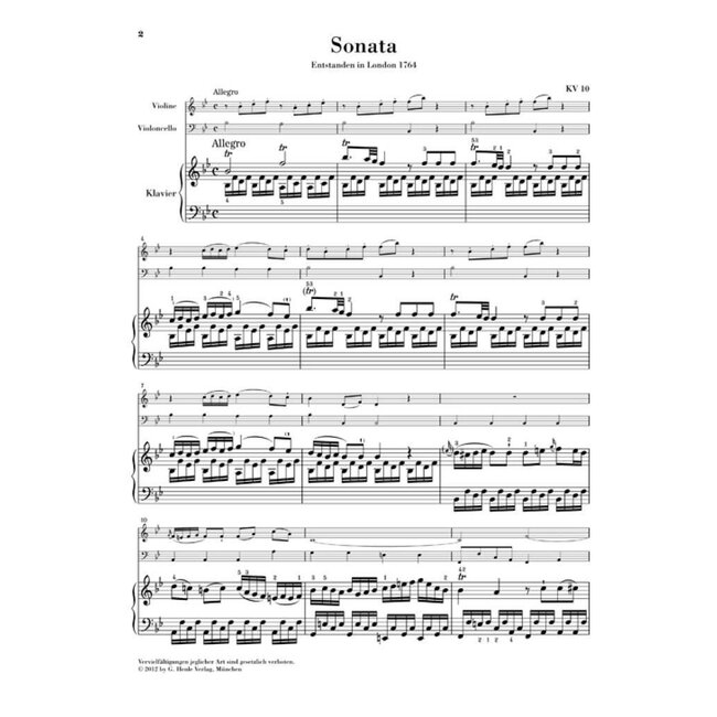 'Wunderkind' Sonatas (2 Volumes)