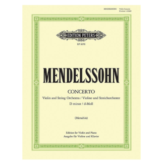 Mendelssohn Concerto, Violin and string Orchestra D minor