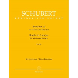 Franz Schubert Rondo voor Viool  en strijkers  In A D.438