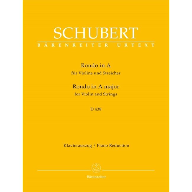 Rondo For Violin And Strings In A D.438