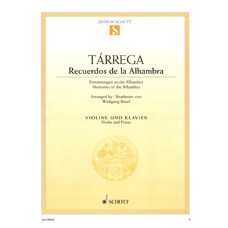 Tárrega Recuerdos de la Alhambra