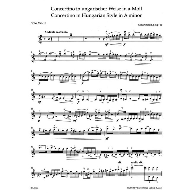 Concert pieces (Op. 21 und 35)