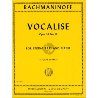 Rachmaninow Vocalise Opus 34, No. 14