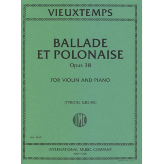 Vieuxtemps Ballade et Polonaise Opus 38