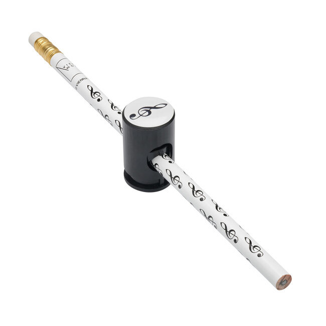 Magnetic pencil holder for music stand