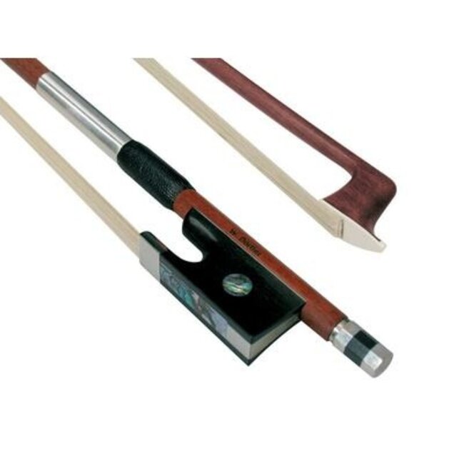 DV-20 "Master Series" round violin bow finished with silver trim - special editions