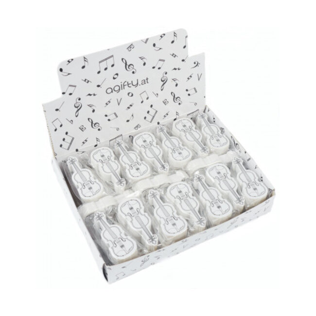 Eraser violin white