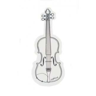 Agifty Eraser violin white