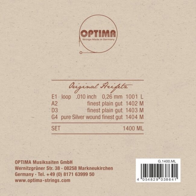 Gutklang violin strings