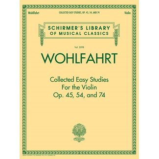 Wohlfahrt Collected easy studies for the violin Op. 45, 54, and 74