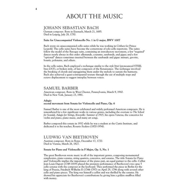 The Cello Collection