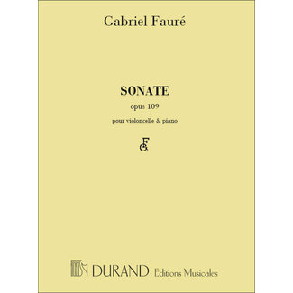 Gabriel Fauré Sonate N 1 Opus 109