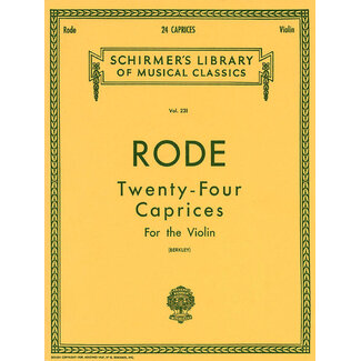 Rode 24 Caprices voor viool en piano