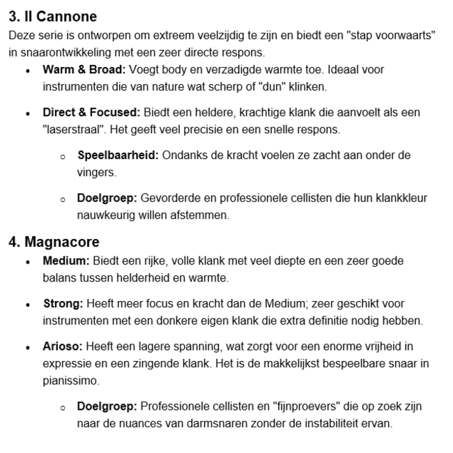 Magnacore cellosnaren