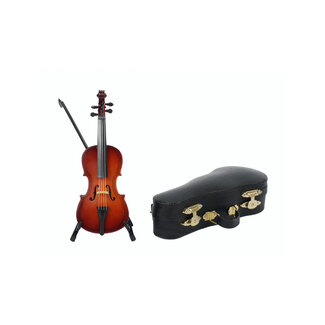 Agifty Miniatur cello set 16cm