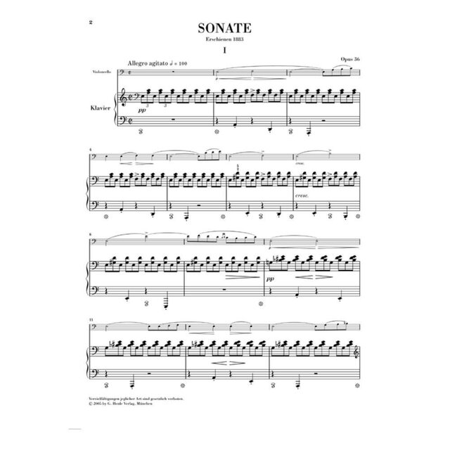 Sonate A-Moll Op 36 Und Andere Werke