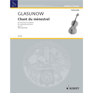 Glasunow Chant de ménestrel - Op. 71