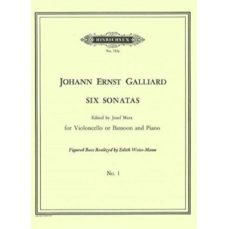 Johann Ernst Galliard Six Sonatas