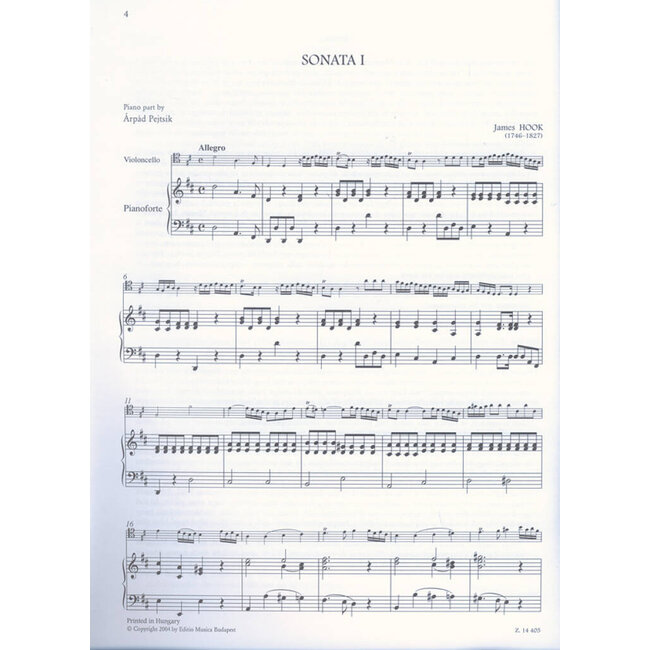 6 Sonatas for violoncello & piano/two violoncellos