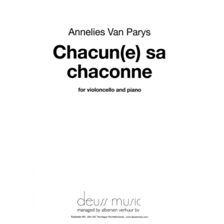 Van Parys Chacun(e) sa chaconne