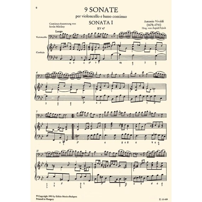 9 Sonaten