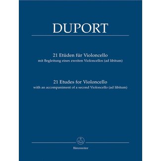 Duport 21 Etudes for Violoncello
