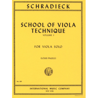 Schradieck School of viola technique