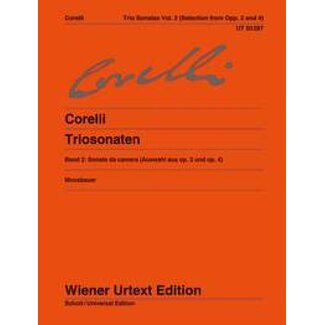 Corelli Triosonaten Op. 2 and Op. 4 (2 violino en cello)
