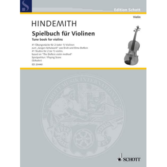 Hindemith Spielbuch für violinen (2 violino of solo)