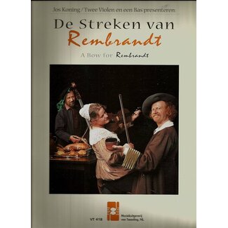 Koning De streken van Rembrandt (2 violino/ Bass)