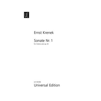 Ernst Krenek Sonate Nr. 2