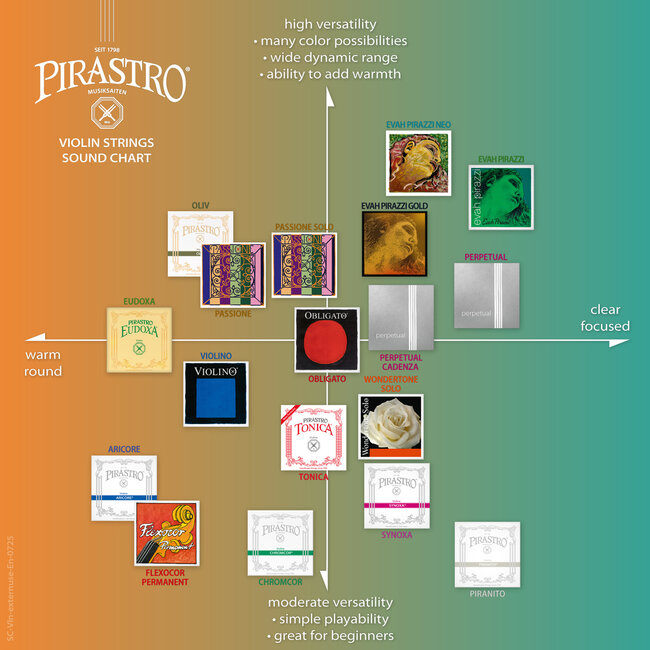 Passione Solo violin strings