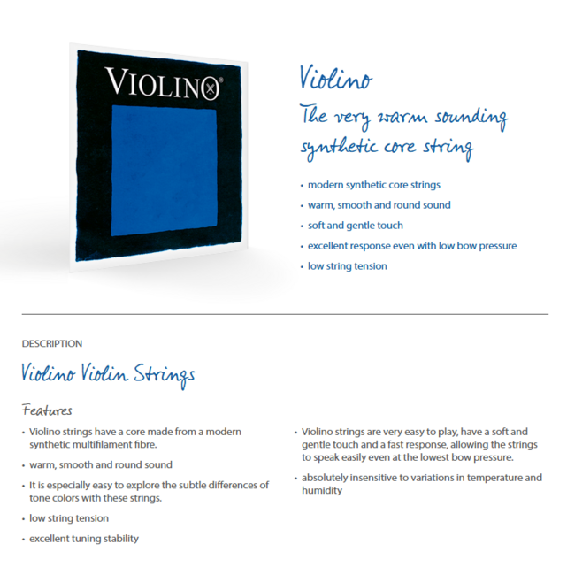 Violino violin strings